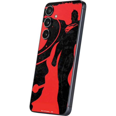 DC Comics Superman Silhouette Flying Galaxy S25 Skin
